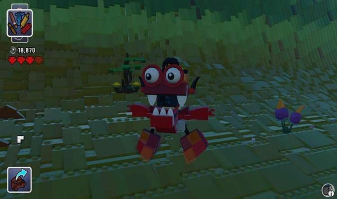 Lego Worlds: Burnard, uma das criaturas fantásticas do game que pode servir de montaria(foto: Lego Worlds/Reprodução) Lego Worlds: Burnard, uma das criaturas fantásticas do game que pode servir de montaria(foto: Lego Worlds/Reprodução)