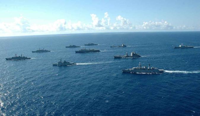 A Marinha brasileira acompanha os movimentos a partir da proteção de uma área marítima de 4,5 milhões de quilômetros quadrados(foto: Marinha do Brasil/Reprodução) A Marinha brasileira acompanha os movimentos a partir da proteção de uma área marítima de 4,5 milhões de quilômetros quadrados(foto: Marinha do Brasil/Reprodução)