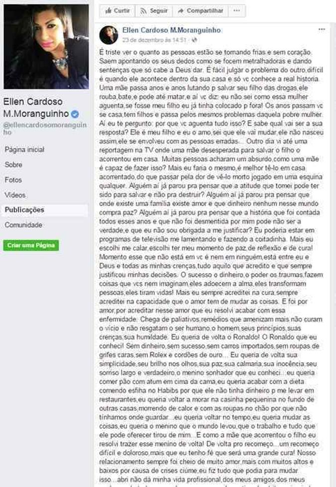 (foto: Facebook/Reprodução ) (foto: Facebook/Reprodução )