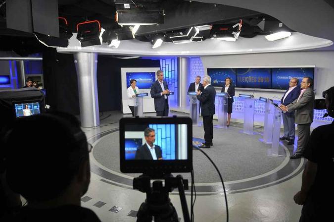 Sete dos 11 candidatos ao Buriti participaram do debate promovido pelo Correio BrazilienseMinervino Junior/CB/DA Press