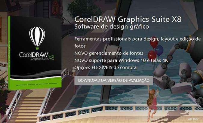 (foto: Corel Draw/Divulgação) (foto: Corel Draw/Divulgação)