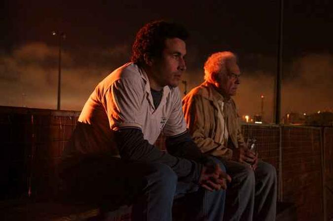 Breno Nina e Othon Bastos em cena do filme(foto: Rose May Carneiro/Divulgação) Breno Nina e Othon Bastos em cena do filme(foto: Rose May Carneiro/Divulgação)