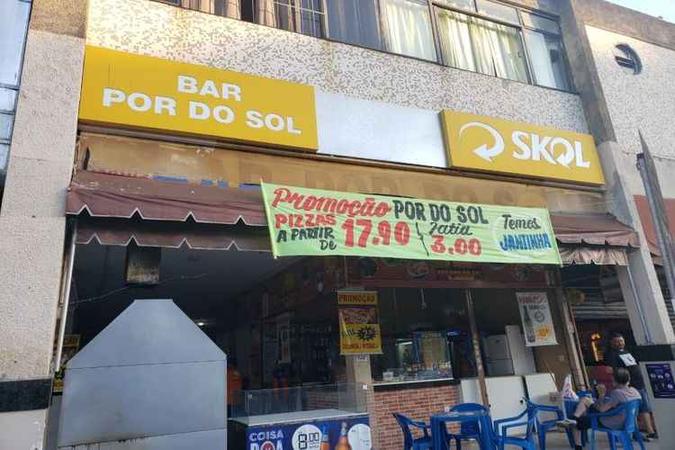 Fachada do bar Pôr do Sol, na 408 Norte(foto: Thais Umbelino/Esp.CB) Fachada do bar Pôr do Sol, na 408 Norte(foto: Thais Umbelino/Esp.CB)