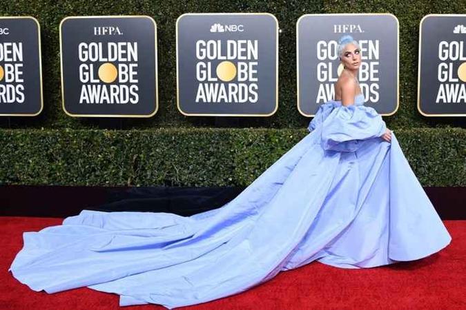 O vestido era na cor azul bebê(foto: AFP / VALERIE MACON) O vestido era na cor azul bebê(foto: AFP / VALERIE MACON)