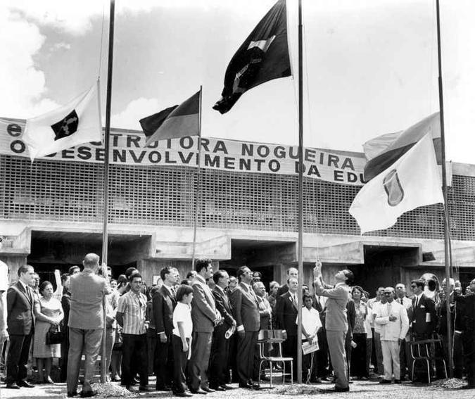 Em 1971, a sede foi inaugurada, com a presença do ministro Jarbas Passarinho(foto: Arquivo/CB/D.A Press ) Em 1971, a sede foi inaugurada, com a presença do ministro Jarbas Passarinho(foto: Arquivo/CB/D.A Press )
