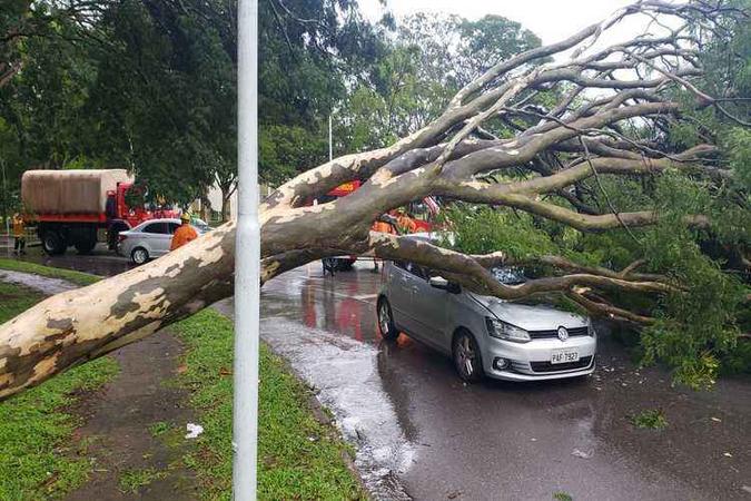 O acidente aconteceu por volta das 7h30 deste domingo (26/1)(foto: CBMDF/Divulgação) O acidente aconteceu por volta das 7h30 deste domingo (26/1)(foto: CBMDF/Divulgação)