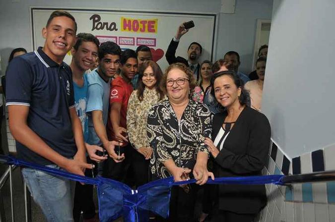 Presidente da Casa Azul, Daise Lourenço Moisés, e a primeira-dama, Márcia Rollemberg(foto: Tony Winston/Agência Brasília.) Presidente da Casa Azul, Daise Lourenço Moisés, e a primeira-dama, Márcia Rollemberg(foto: Tony Winston/Agência Brasília.)