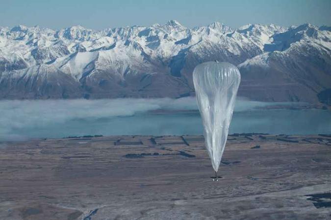 Balão da Google: projeto Loon(foto: Google) Balão da Google: projeto Loon(foto: Google)