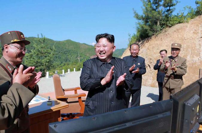 Kim Jong-un celebra o lançamento de míssil (4/7)(foto: North Korea's official Korean Central News Agency (KCNA)) Kim Jong-un celebra o lançamento de míssil (4/7)(foto: North Korea's official Korean Central News Agency (KCNA))