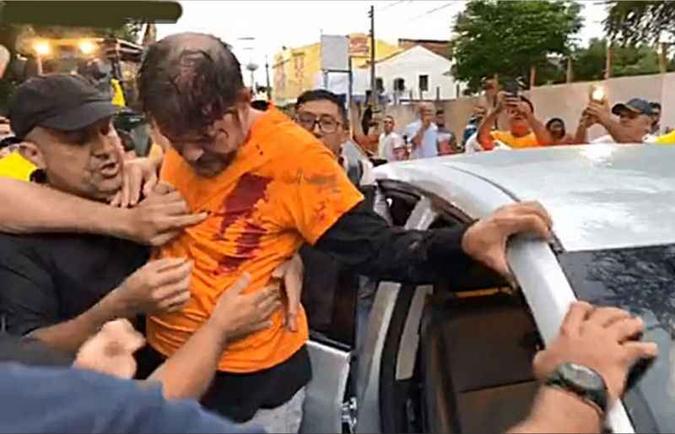 Cid foi baleado durante protesto de policiais em Sobral(foto: Reprodução/Redes Sociais) Cid foi baleado durante protesto de policiais em Sobral(foto: Reprodução/Redes Sociais)