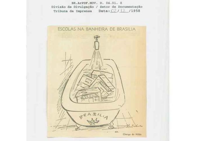 Ilustração publicada no Tribuna da Imprensa, em 1958 Ilustração publicada no Tribuna da Imprensa, em 1958