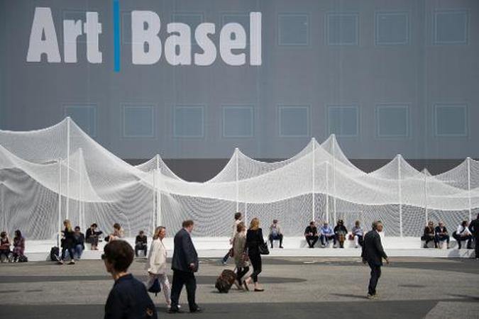 A Art Basel é a feira mundial mais importante de arte contemporânea, celebrada na Basileia (Suíça)(foto: AFP/ Sébastien Bozon ) A Art Basel é a feira mundial mais importante de arte contemporânea, celebrada na Basileia (Suíça)(foto: AFP/ Sébastien Bozon )