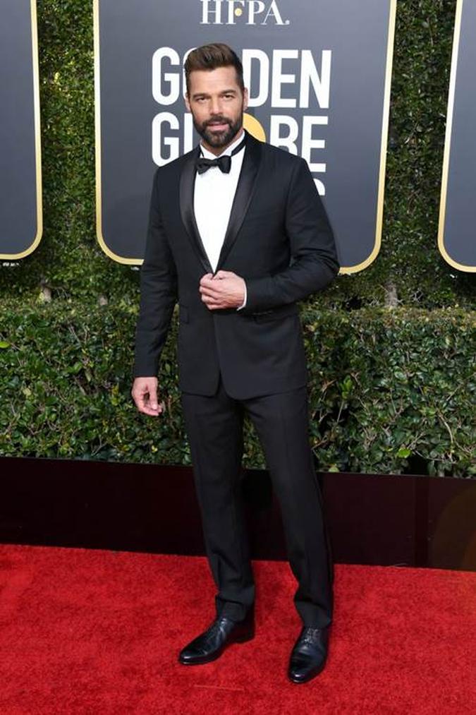 O cantor e ator Ricky Martin, um dos astros da série Inside Look: The Assassination of Gianni Versace, American Crime Story, preferiu a sobriedade(foto: Valerie Macon/ Divulgação) O cantor e ator Ricky Martin, um dos astros da série Inside Look: The Assassination of Gianni Versace, American Crime Story, preferiu a sobriedade(foto: Valerie Macon/ Divulgação)