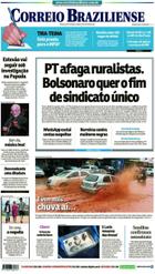 Confira a Capa do Jornal Correio Braziliense do dia 20/10/2018
