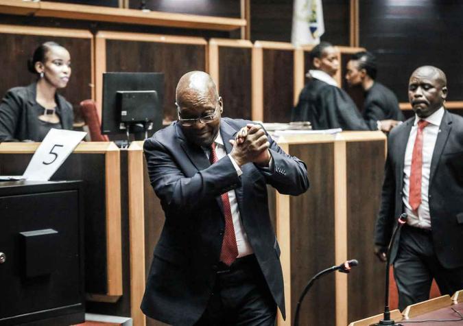 O ex-presidente sul-africano Jacob Zuma será julgado por corrupção pela primeira vez(foto: AFP) O ex-presidente sul-africano Jacob Zuma será julgado por corrupção pela primeira vez(foto: AFP)
