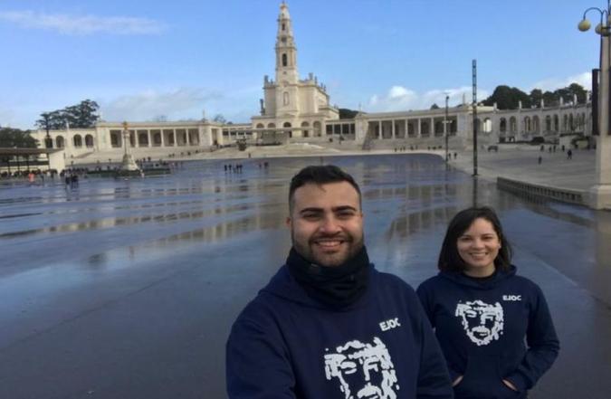 Gabriel Alves foi uma vez à Basílica, mas gostaria de voltar muitas vezes(foto: Arquivo Pessoal) Gabriel Alves foi uma vez à Basílica, mas gostaria de voltar muitas vezes(foto: Arquivo Pessoal)