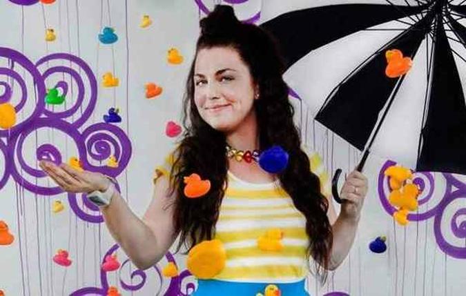 Amy Lee divulga álbum com músicas para crianças(foto: Divulgação) Amy Lee divulga álbum com músicas para crianças(foto: Divulgação)