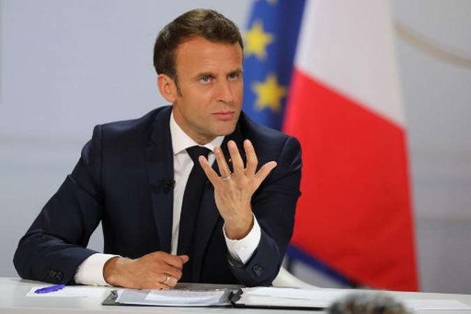 Presidente da França, Emnanuel Macron.(foto: Ludovic Marin/AFP) Presidente da França, Emnanuel Macron.(foto: Ludovic Marin/AFP)