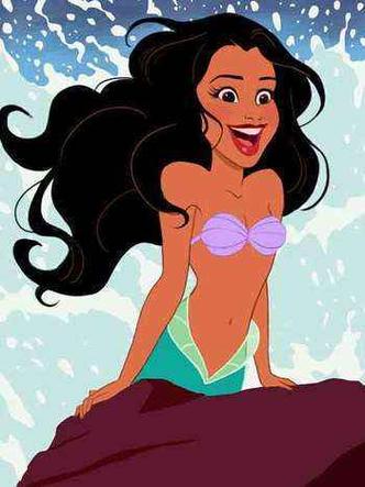 Em 2015, Brian Flynn encomendou ao ilustrador Dylan Bonner que transformasse sua namorada em princesas da Disney, como presente de Dia dos Namorados. Essa é a versão dele para a princesa Ariel(foto: Dylan Bonner/Reprodução) Em 2015, Brian Flynn encomendou ao ilustrador Dylan Bonner que transformasse sua namorada em princesas da Disney, como presente de Dia dos Namorados. Essa é a versão dele para a princesa Ariel(foto: Dylan Bonner/Reprodução)