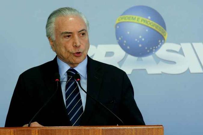 O inquérito investigava, inicialmente, o presidente Michel Temer(foto: Antonio Cruz/Agência Brasil) O inquérito investigava, inicialmente, o presidente Michel Temer(foto: Antonio Cruz/Agência Brasil)