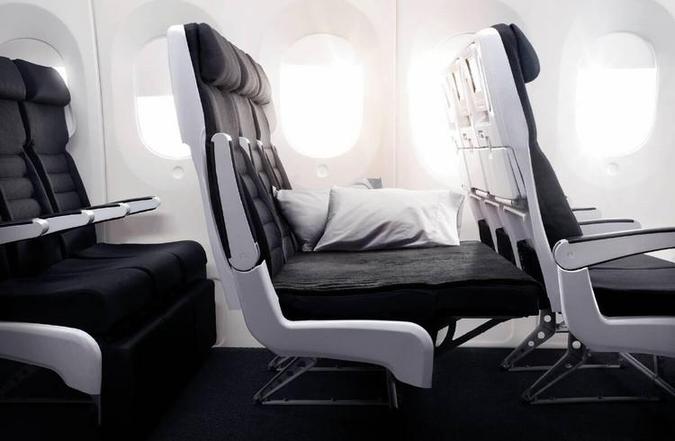 Skycouch é uma das inovações da Air New Zealand(foto: Air New Zealand/Reprodução) Skycouch é uma das inovações da Air New Zealand(foto: Air New Zealand/Reprodução)