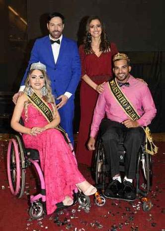 Miss e Mister: Kallyna Karolina Sampaio, 24 anos, e Kal Brynner, 28, foram escolhidos como os representantes do Distrito Federal(foto: Telmo Ximenes/Divulgação) Miss e Mister: Kallyna Karolina Sampaio, 24 anos, e Kal Brynner, 28, foram escolhidos como os representantes do Distrito Federal(foto: Telmo Ximenes/Divulgação)