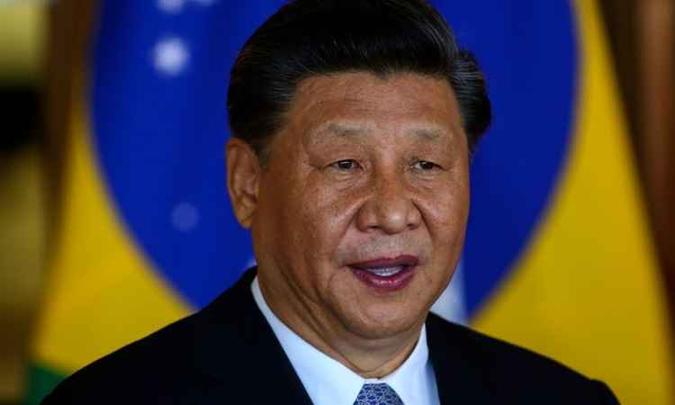 O presidente chinês Xi Jinping ofereceu a tecnologia chinesa aos demais países do Brics(foto: AFP / Sergio LIMA) O presidente chinês Xi Jinping ofereceu a tecnologia chinesa aos demais países do Brics(foto: AFP / Sergio LIMA)