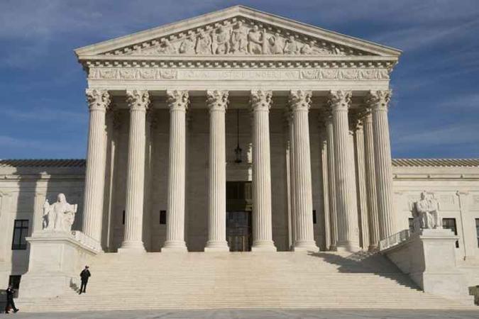 Suprema Corte dos Estados Unidos, em Washington(foto: AFP) Suprema Corte dos Estados Unidos, em Washington(foto: AFP)