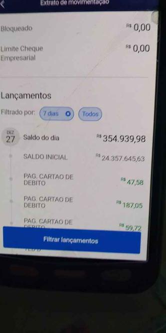 Banco Safra depositou valores indevidamente em diversas contas do país em 27 de dezembro(foto: Arquivo Pessoal) Banco Safra depositou valores indevidamente em diversas contas do país em 27 de dezembro(foto: Arquivo Pessoal)