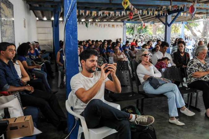 O evento recebe cerca de 120 pessoas semanalmente(foto: Bárbara Cabral/Esp. CB/D.A Press) O evento recebe cerca de 120 pessoas semanalmente(foto: Bárbara Cabral/Esp. CB/D.A Press)