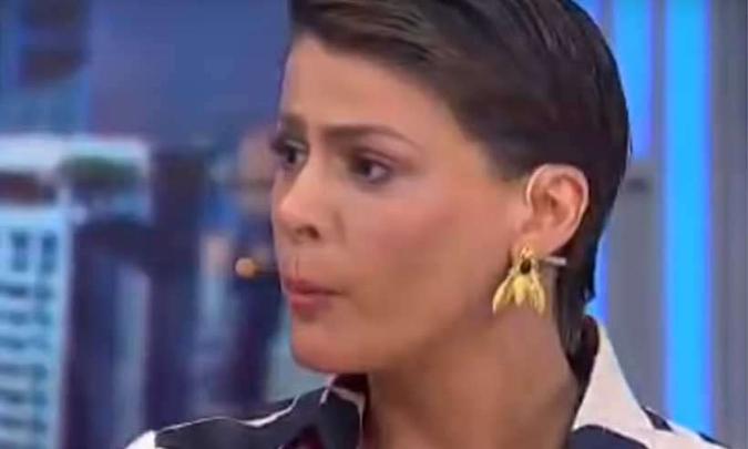A apresentadora Tonka Tomicic(foto: Reprodução/Twitter ) A apresentadora Tonka Tomicic(foto: Reprodução/Twitter )