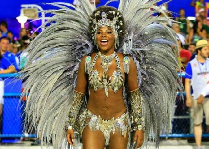 Funkeira Ludmilla durante o desfile da Salgueiro, no carnaval de 2016 (foto: Internet/Reprodução ) Funkeira Ludmilla durante o desfile da Salgueiro, no carnaval de 2016 (foto: Internet/Reprodução )