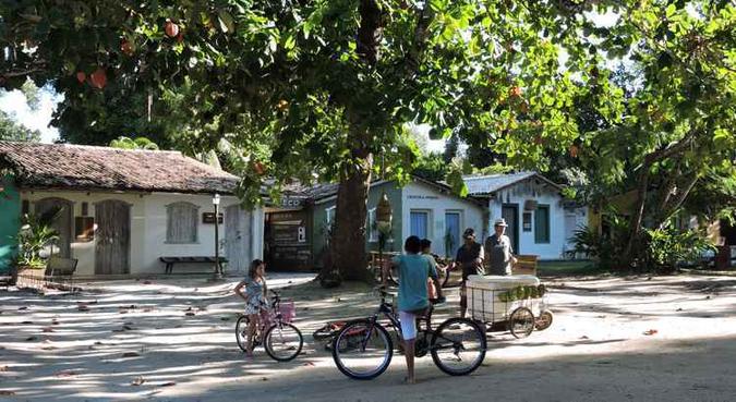 O Quadrado de Trancoso, praça central do município, preserva duas características: simplicidade e sofisticação(foto: Jacqueline Saraiva/CB/DA Press) O Quadrado de Trancoso, praça central do município, preserva duas características: simplicidade e sofisticação(foto: Jacqueline Saraiva/CB/DA Press)