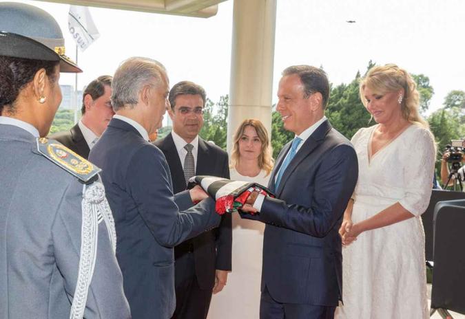 Doria em cerimônia de posse do governo de São Paulo(foto: Governo do Estado de São Paulo) Doria em cerimônia de posse do governo de São Paulo(foto: Governo do Estado de São Paulo)