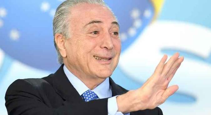 Michel Temer voltou a usar as redes sociais para destacar a sua agenda desta quarta-feira (4/10)(foto: EVARISTO SA/AFP) Michel Temer voltou a usar as redes sociais para destacar a sua agenda desta quarta-feira (4/10)(foto: EVARISTO SA/AFP)