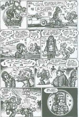 O universo underground de R. Crumb ganha lugar de destaque(foto: Editora WMF Martins Fontes/Reprodução) O universo underground de R. Crumb ganha lugar de destaque(foto: Editora WMF Martins Fontes/Reprodução)