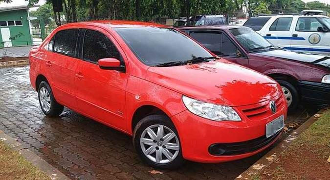 Carro recuperado neste domingo já foi devolvido ao dono(foto: PMDF/Divulgação) Carro recuperado neste domingo já foi devolvido ao dono(foto: PMDF/Divulgação)