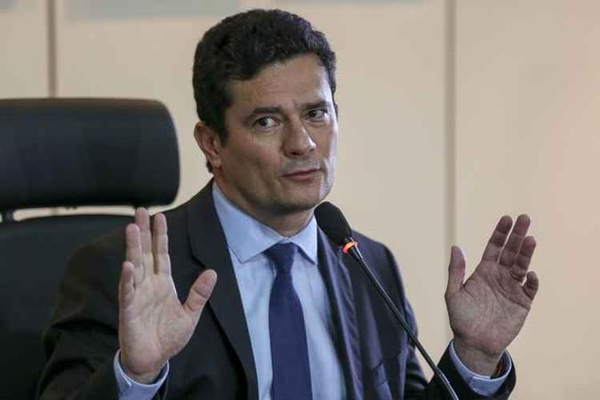 Sem assessoria de imprensa, Sérgio Moro cuidou pessoalmente dos compromissos(foto: Fabio Rodrigues Pozzebom/Agência Brasil ) Sem assessoria de imprensa, Sérgio Moro cuidou pessoalmente dos compromissos(foto: Fabio Rodrigues Pozzebom/Agência Brasil )