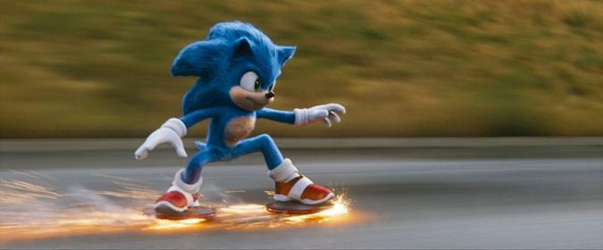 Com ultravelocidade, o protagonista de 'Sonic - O filme' enfrenta tremenda solidão, por ser absolutamente singular na Terra(foto: Paramount Pictures/Divulgação) Com ultravelocidade, o protagonista de 'Sonic - O filme' enfrenta tremenda solidão, por ser absolutamente singular na Terra(foto: Paramount Pictures/Divulgação)