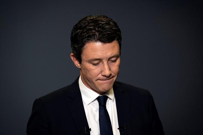 O ex-porta-voz do governo e candidato a La Republique en Marche (LREM) para as próximas eleições municipais de Paris 2020 Benjamin Griveaux anunciou sua retirada da campanha para prefeito na sede da AFP em Paris.(foto: Lionel BONAVENTURE / AFP) O ex-porta-voz do governo e candidato a La Republique en Marche (LREM) para as próximas eleições municipais de Paris 2020 Benjamin Griveaux anunciou sua retirada da campanha para prefeito na sede da AFP em Paris.(foto: Lionel BONAVENTURE / AFP)