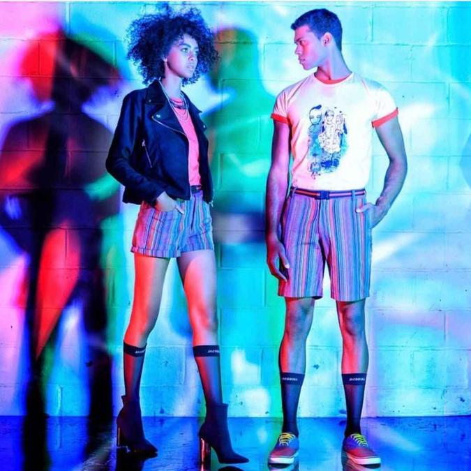 Peças da marca Jacobina, do goiano Raphael Aquino que também voltará à passarela da semana de moda(foto: Divulgação) Peças da marca Jacobina, do goiano Raphael Aquino que também voltará à passarela da semana de moda(foto: Divulgação)