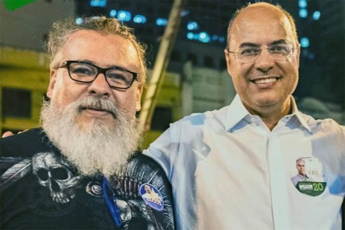 Flávio Pacca e Wilson Witzel (foto: Facebook/Reprodução ) Flávio Pacca e Wilson Witzel (foto: Facebook/Reprodução )
