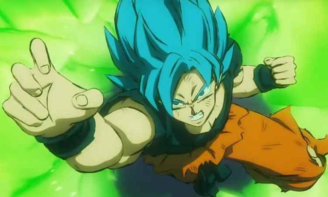 Goku se transforma em super saiyajin blue(foto: Reprodução/YouTube) Goku se transforma em super saiyajin blue(foto: Reprodução/YouTube)