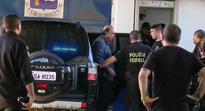 Pezão é o quarto governador do Rio de Janeiro preso, o primeiro em exercício(foto: Reprodução/Globonews) Pezão é o quarto governador do Rio de Janeiro preso, o primeiro em exercício(foto: Reprodução/Globonews)