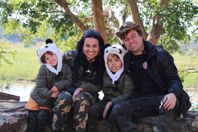 Fabr�cio Caminha foi precocemente diagnosticado com autismo: menino adora viajar com a fam�lia(foto: Arquivo Pessoal )