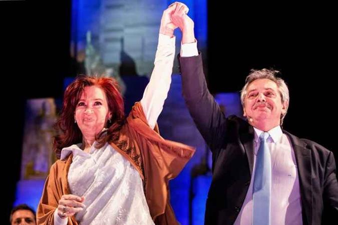Alberto Fernández surpreendeu ao vencer as prévias das eleições argentinas(foto: HO/ Frente de todos/ AFP ) Alberto Fernández surpreendeu ao vencer as prévias das eleições argentinas(foto: HO/ Frente de todos/ AFP )