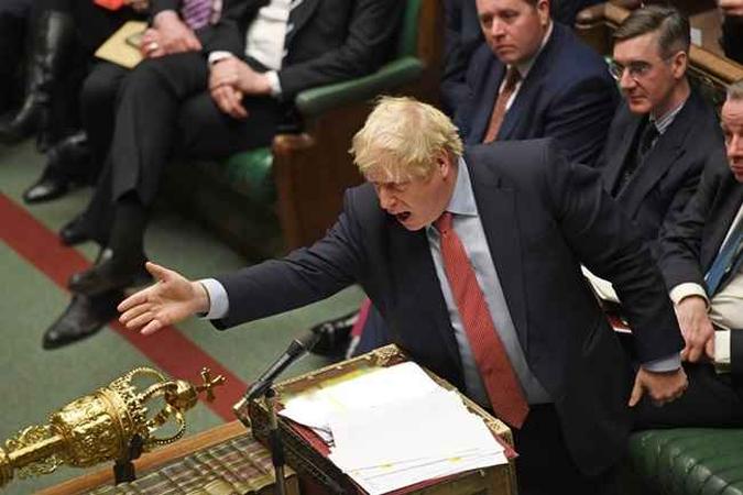 A saída do Reino Unido da União Europeia é apelidada de Brexit, junção das palavras British e exit.(foto: JESSICA TAYLOR / UK PARLIAMENT / AFP) A saída do Reino Unido da União Europeia é apelidada de Brexit, junção das palavras British e exit.(foto: JESSICA TAYLOR / UK PARLIAMENT / AFP)