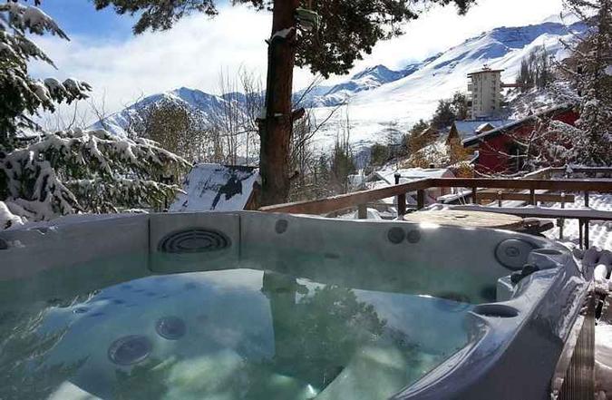 Em Valle Nevado, turistas podem alugar casas bem próximas da neve(foto: Alugue Temporada/Divulgação) Em Valle Nevado, turistas podem alugar casas bem próximas da neve(foto: Alugue Temporada/Divulgação)