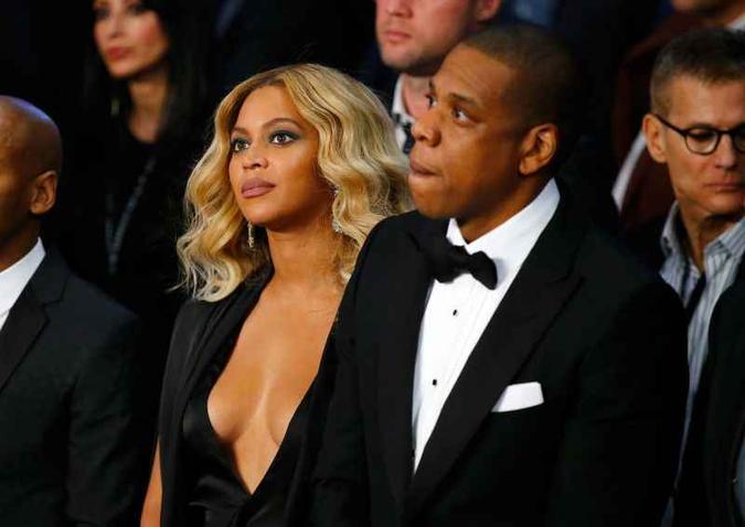 Beyoncé e Jay-Z tem se destacado como vozes influentes contra o racismo(foto: AL BELLO/AFP) Beyoncé e Jay-Z tem se destacado como vozes influentes contra o racismo(foto: AL BELLO/AFP)