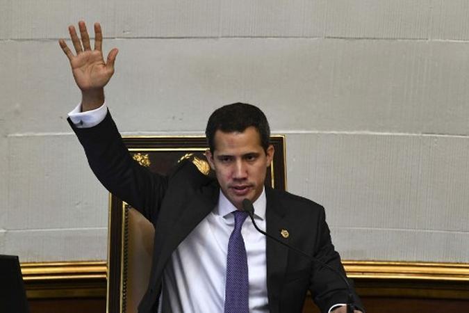 Juan Guaidó, líder opositor e autoproclamado presidente interino da Venezuela.(foto: Yuri Cortez/AFP) Juan Guaidó, líder opositor e autoproclamado presidente interino da Venezuela.(foto: Yuri Cortez/AFP)